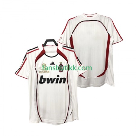 Fotballdrakt AC Milan 2006 2007 Retro Bortetrøye Kortermet